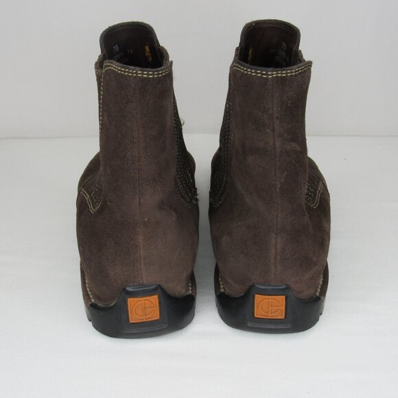 Cole Haan Brown Suede Leather Water Proof Bootie Women's 7 - Picture 4 of 9